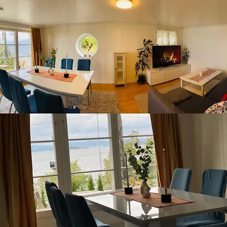 شقة Family Friendly 2 Bed With Sea View Located In Nordstrand For 5 Guests With A Garden And Grill With Sea View Just Beside The